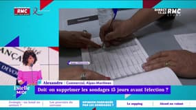 Doit-on supprimer les sondages à 15 jours de l'élection ? Avis d'Alexandre 
