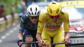 Tadej Pogacar lors de la 11e étape du Tour de France 2024