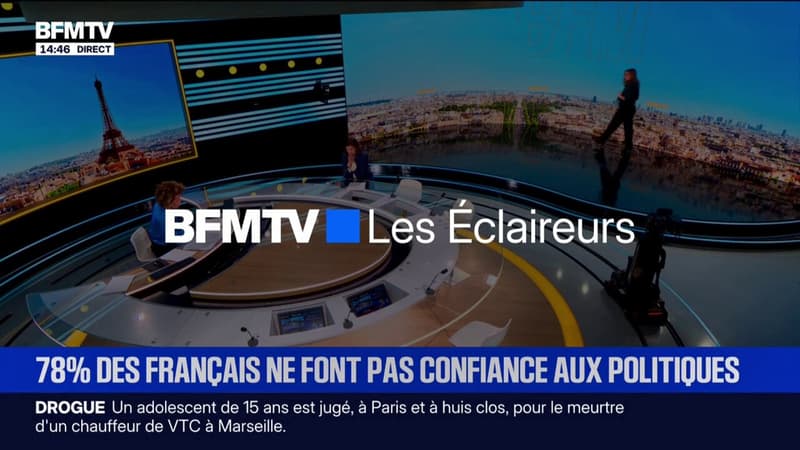 LES ÉCLAIREURS - 70% des Français ne font pas confiance aux politiques selon un baromètre