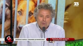 #SPA @GWGoldnadel aussi a des problèmes avec son animal : "J'ai un chien. Il ne dort pas avec moi. Pourquoi ? Parce qu'il ronfle et il pète !" #GGRMC