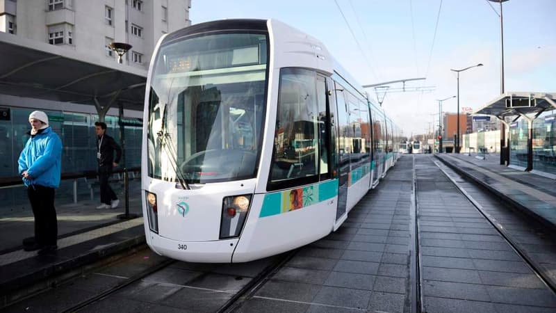 Un tramway du réseau francilien (image d'illustration).