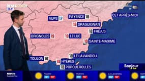 Météo Var: un mardi beau et ensoleillé, 18°C à Toulon et 19°C à Draguignan