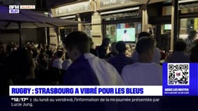Coupe du monde de rugby: la joie de Strasbourg après la victoire des Bleus