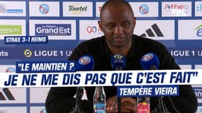 Strasbourg 3-1 Reims : "Le maintien ? Je ne me dis pas que c'est fait" tempère Vieira