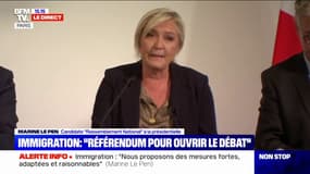 Avec le référendum qu'envisage Marine Le Pen, "