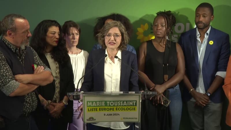 Européennes: Marie Toussaint (Écologistes) déplore une défaite amère pour l'écologie qui ouvre la porte à tous les risques