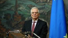 Josep Borrell, chef de la diplomatie de l'UE, le 5 février 2021 à Moscou.