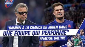France 60-7 Italie : "Damian (Penaud) a la chance de jouer dans une équipe qui performe" analyse Galthié