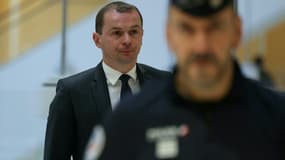 L'ex-ministre du Travail Olivier Dussopt, le 27 novembre 2023 au tribunal de Paris