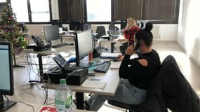 Des agents du service de "contact tracing" de la CPAM.