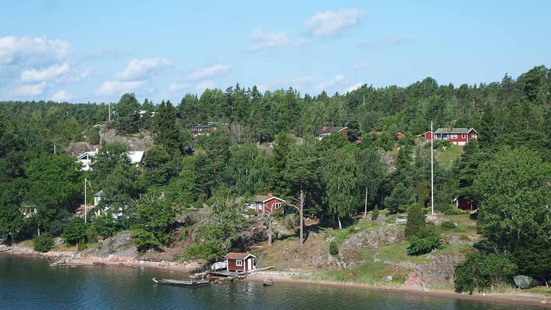 L'archipel d'Aland en Finlande.