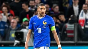 L'attaquant des Bleus Kylian Mbappé face au Luxembourg le 5 juin 2024