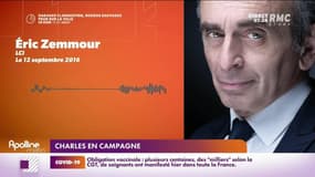Charles en campagne : Eric Zemmour et son obsession des prénoms - 15/09