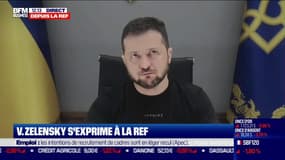 Volodymyr Zelensky s’exprime à la REF