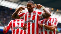 Ivan Toney avec Brentford, à Manchester le 12 novembre 2022