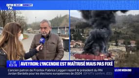 Incendie de batteries de lithium dans l'Aveyron: "Il n'y a pas de danger" pour la population, assure le maire de Viviez