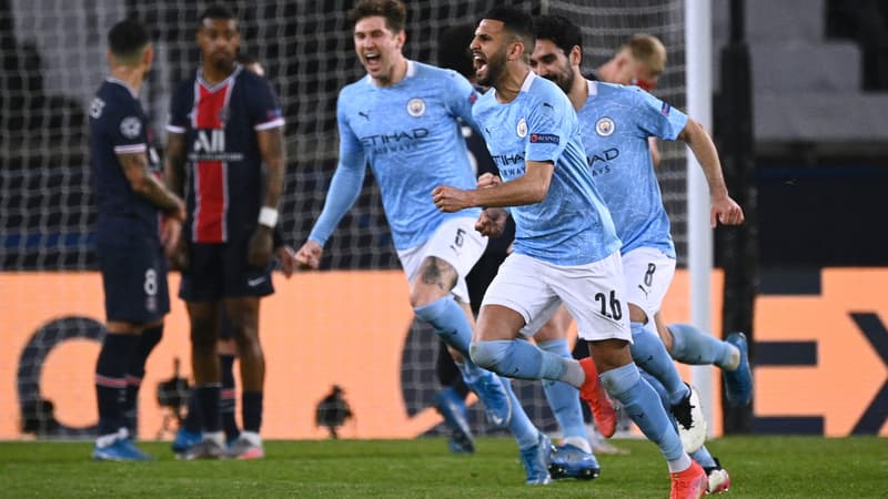 Ligue des champions: plus forts, Manchester City et Mahrez privent le PSG d'une deuxième finale