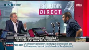 Jérémy Decerle: "On utilise de l'eau pour arroser les stades de foot. C'est plus facile de dire 'les agriculteurs irriguent, ce sont eux qui pompent toute l'eau'"