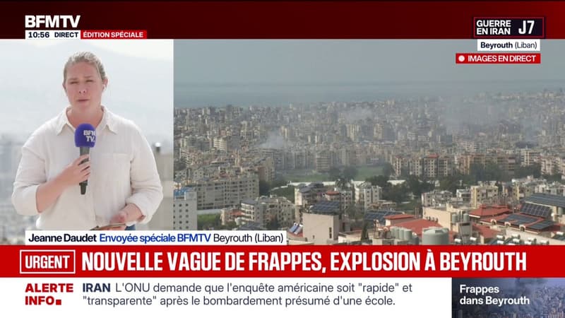 Guerre au Moyen-Orient: un immeuble de Saïda (Liban) ciblé par une frappe de missile