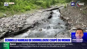 Inondations dans les Hautes-Alpes: le hameau de Dormillouse toujours coupé du monde