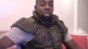 Amedy Coulibaly, dans la vidéo non authentifiée postée sur le réseau Daily Motion puis retirée.