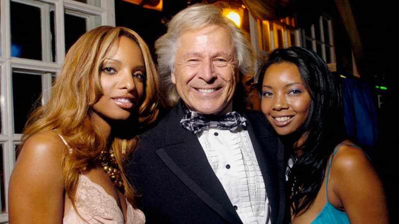 Peter Nygard accompagné d'Yves Laurent et Melisa Marie Jackson lors du 30ème Festival International du Film de Toronto, le 8 septembre 2005.