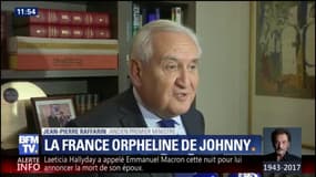 Mort de Johnny Hallyday: Jean-Pierre Raffarin salue "sa générosité humaine et vitale"