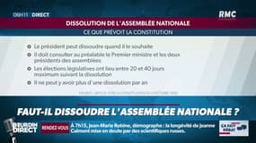 "Ça fait débat": faut-il dissoudre l'Assemblée nationale ?