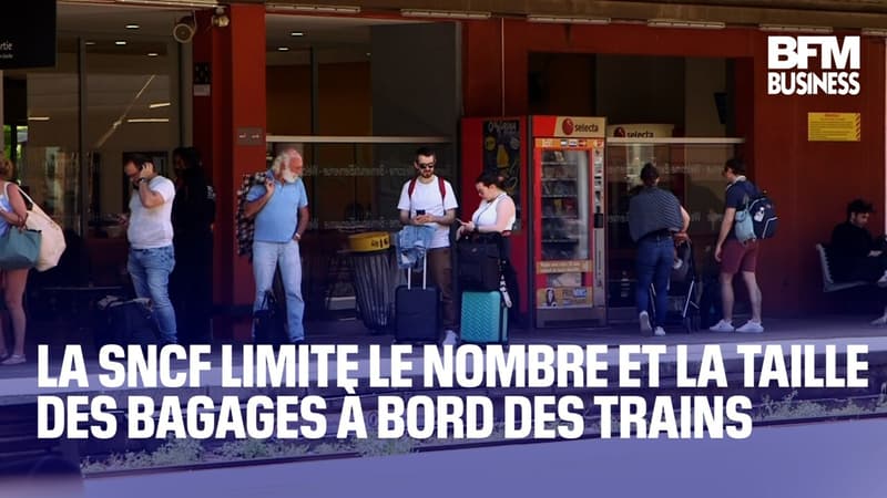 La SNCF limite le nombre et la taille des bagages à bord des trains Inoui et des Intercités