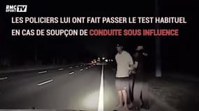 L'arrestation de Tiger Woods filmée par la police