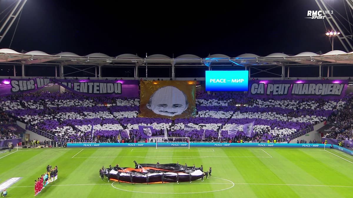 Toulouse-Liverpool: "Sur un malentendu ça peut marcher", le tifo génial