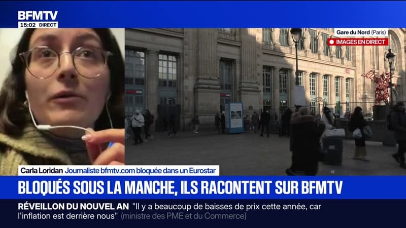 Trafic Eurostar suspendu: "Notre train s'est arrêté pendant trois heures sans informations", déplore Carla, passagère bloquée dans un Eurostar