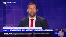 Expulsion de migrants vers le Rwanda par le Royaume-Uni: Julien Odoul (RN) appelle à "respecter" une décision "souveraine"