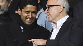 Nasser Al-Khelaïfi et Frank McCourt