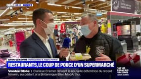 Un restaurateur s'installe dans un rayon de supermarché à Joigny dans l'Yonne