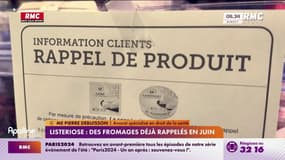 Listériose : des fromages Chavegrand déjà rappelés en juin