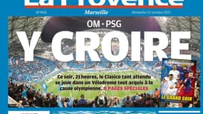 La Une de La Provence ce dimanche
