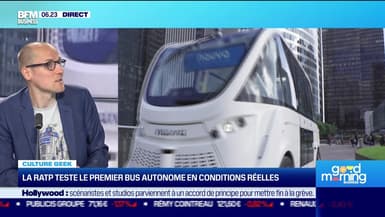Culture Geek : La RATP teste le premier bus autonome en conditions réelles, par Anthony Morel - 25/09