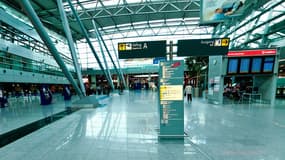 L'aéroport de Düsseldorf, où les passagers sont finalement arrivés. 