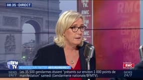 "Je soutiens les gilets jaunes" affirme Marine Le Pen