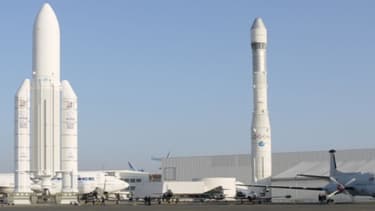 La fusée Ariane 5, au musée du Bourget.
