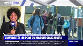 Frédérique Vidal: Le masque sera obligatoire "pour tous et partout dans les établissements d'enseignement supérieur"