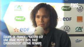 Équipe de France : Katoto est une "vraie pépite" qu'il faut "chouchouter" estime Wendie Renard 