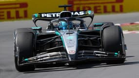 George Russell lors du GP du Canada, le 15 juin 2025.
