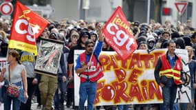 Manifestation contre le code du travail le 12 septembre dernier à Nantes