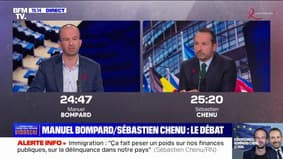 Élections européennes: "Si vous ne voulez pas laisser gagner [Sébastien Chenu], il faut [...] voter pour la liste conduite par Manon Aubry", déclare Manuel Bompard (LFI)