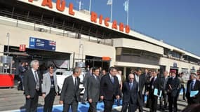 Le premier ministre en visite au circuit du Castellet le 30 mars