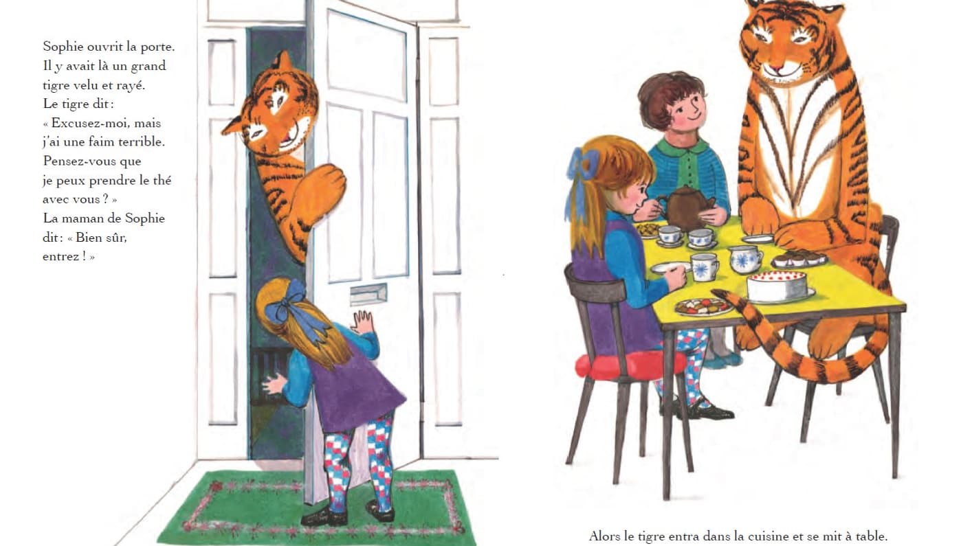 "Le tigre qui s’invita pour le thé"&nbsp;de Judith Kerr