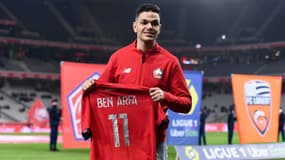 Hatem Ben Arfa avec le Losc, à Lille le 19 janvier 2022