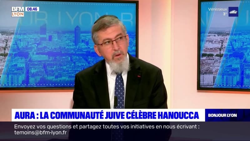 La communauté juive célèbre Hanoucca à partir de dimanche: Daniel Dahan, grand rabbin de Lyon et de la région AURA explique l'importance de cette fête